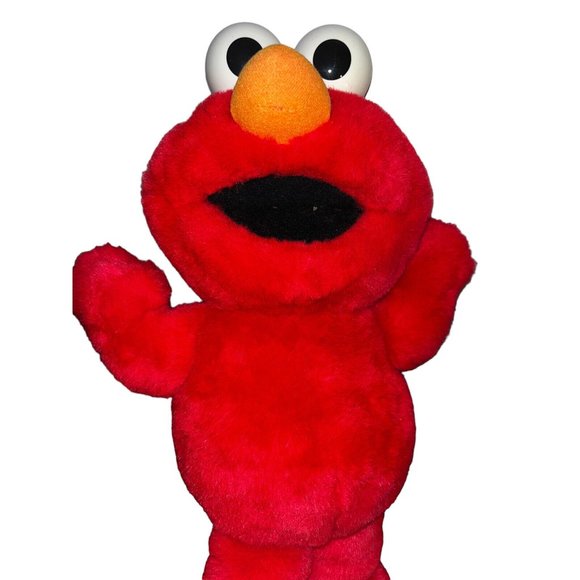1995 TICKLE ME ELMO Plush Stuffed Talking Toy Doll TYCO Jim Henson Sesame Street - Picture 7 of 12